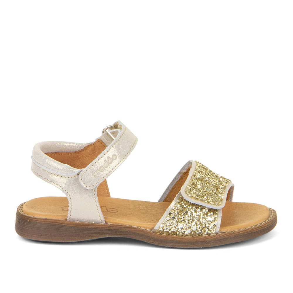 Froddo Dětské sandály LORE SPARKLE, zlatá