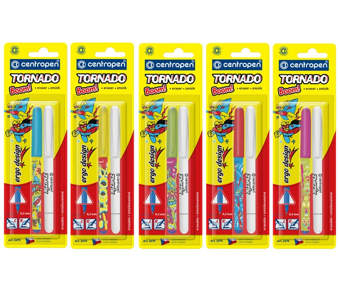 CENTROPEN Tornádo BOOM Popisovač + zmizík