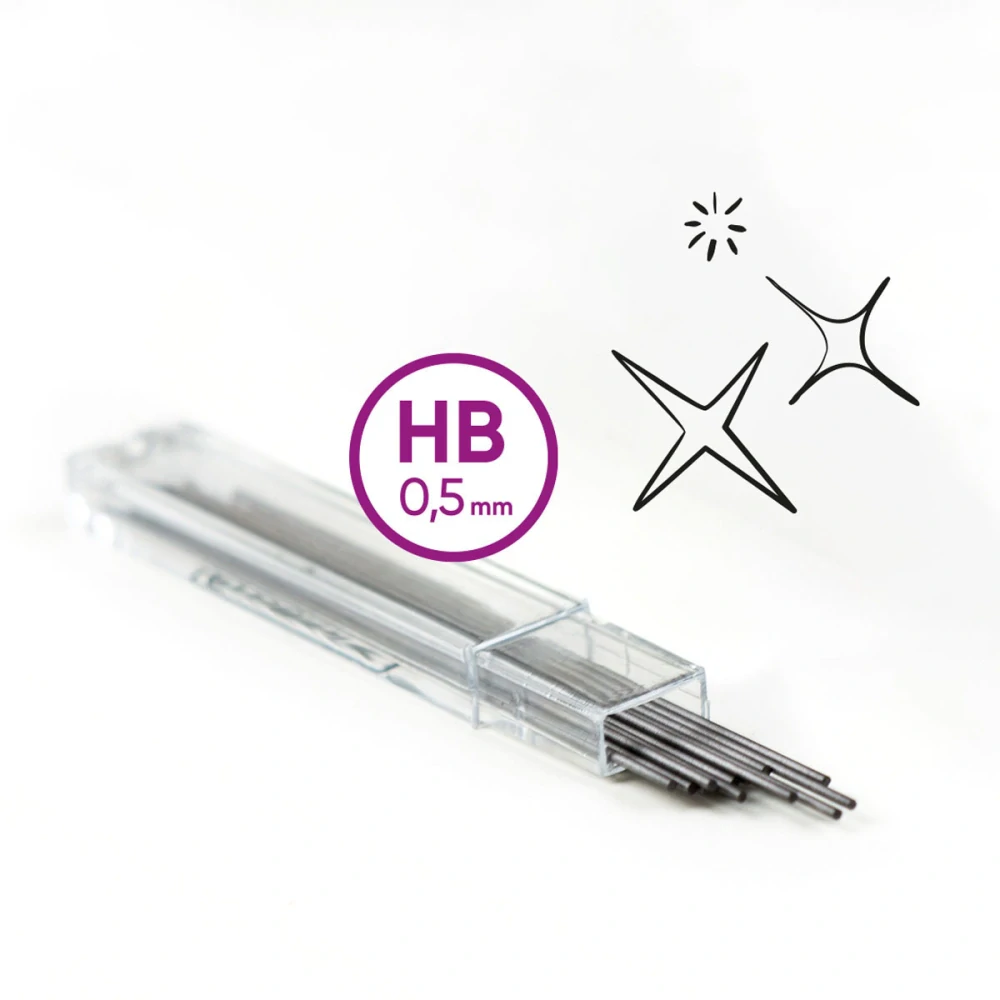 Kores Tuhy do mechanické tužky HB 0,5 mm