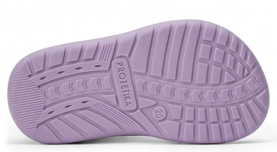 Protetika Plátěnky (přezůvky) barefoot KORO purple