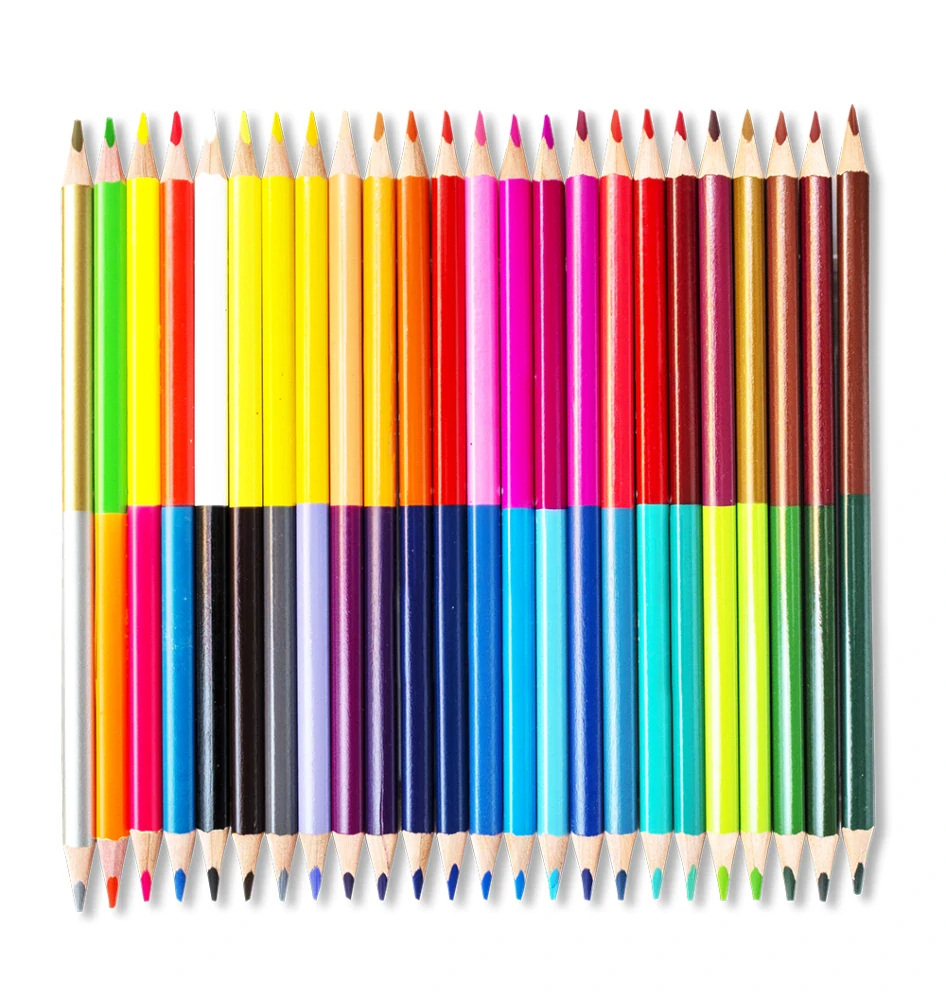 Colorino Pastelky trojhranné oboustranné 48 barev