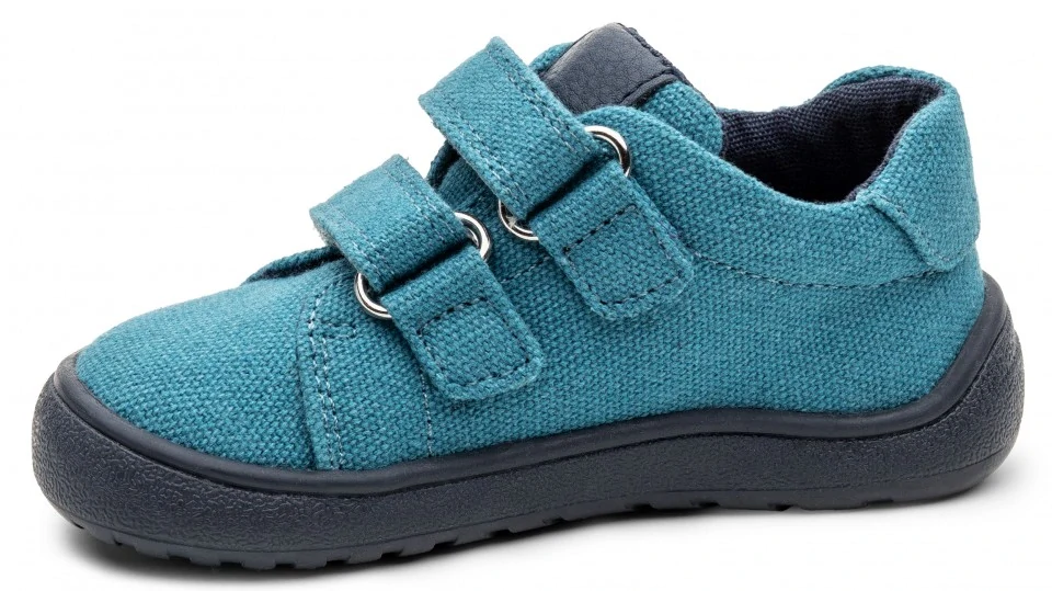 Protetika Plátěnky (přezůvky) barefoot KORO tyrkys