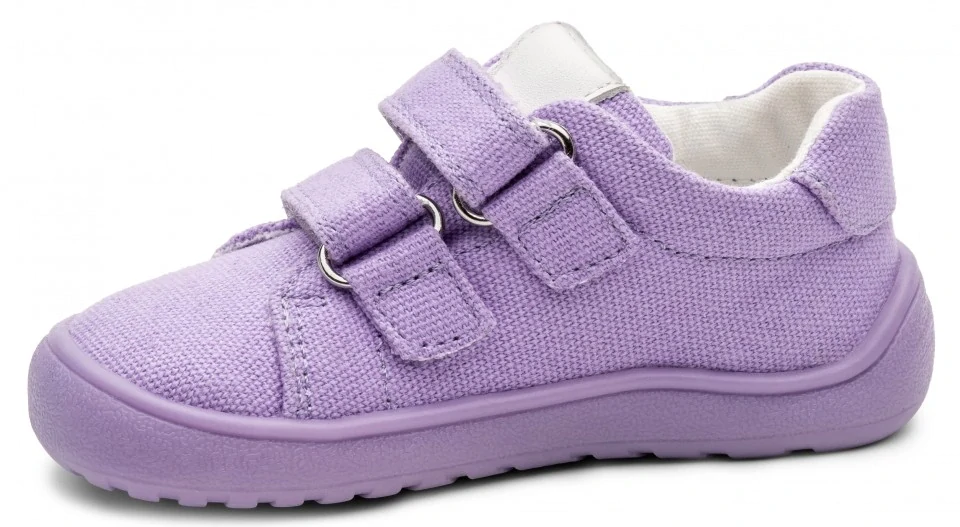 Protetika Plátěnky (přezůvky) barefoot KORO purple
