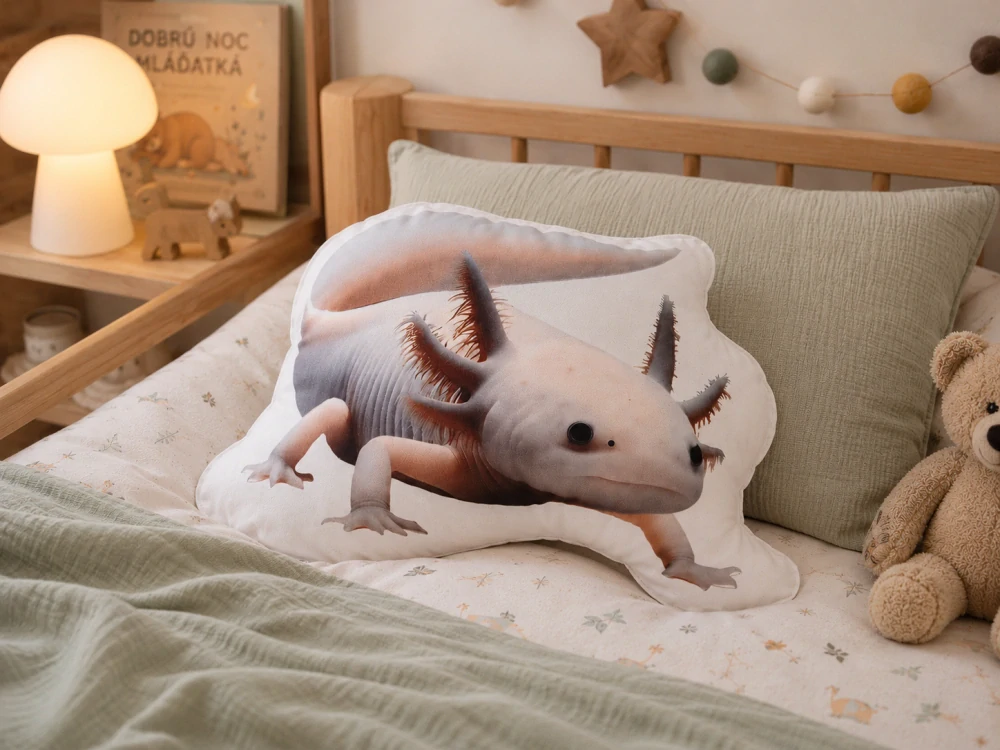 K-oukej! Polštář Axolotl L