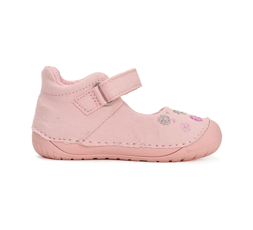 D.D. Step Barefoot dětské plátěnky, růžová