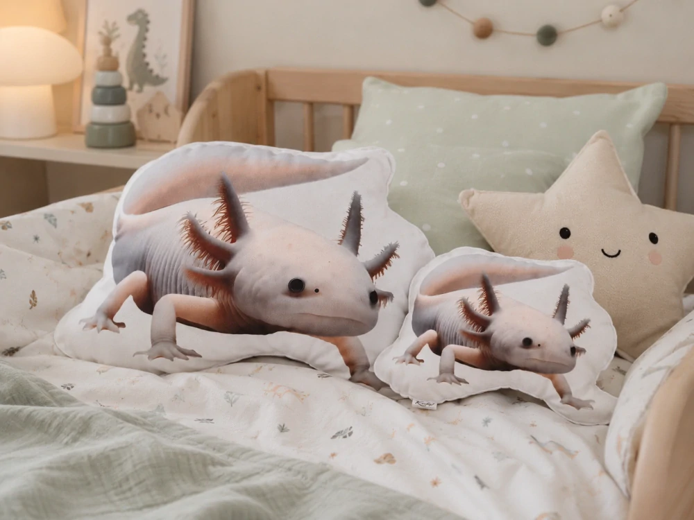 K-oukej! Polštář Axolotl L