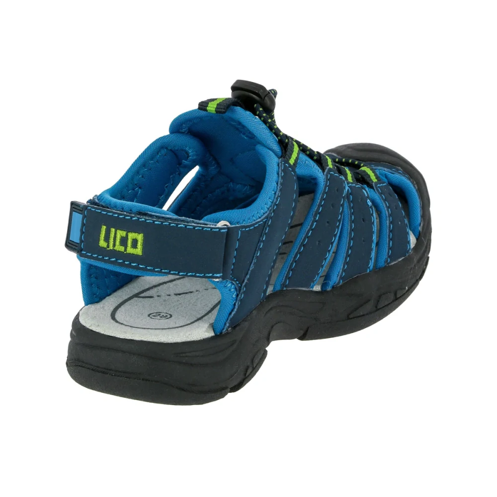 LICO Sandály Nimbo blau/lemon