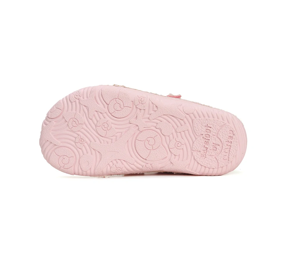 D.D. Step Barefoot dětské plátěnky, růžová