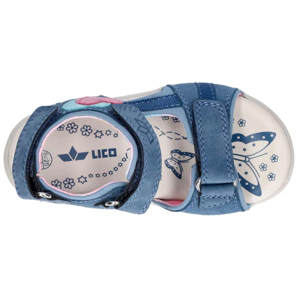 LICO Sandály Ella V marine/rosa
