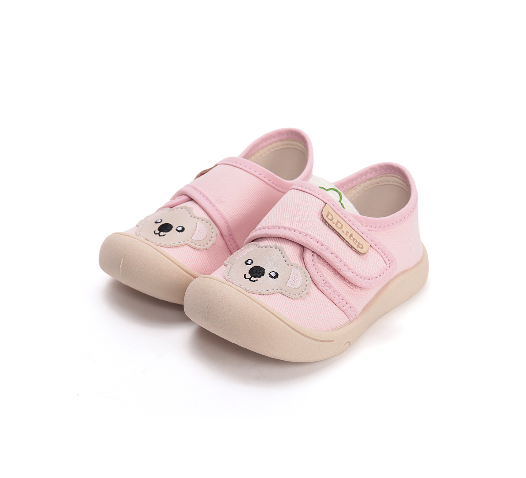D.D. Step Dětské plátěné tenisky, růžová