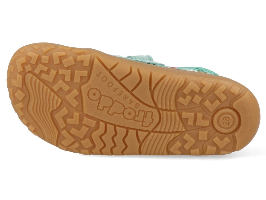 Froddo barefoot dětské plátenky, modré květy