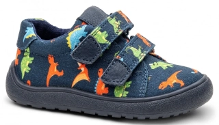 Protetika Plátěnky (přezůvky) barefoot KORO dino